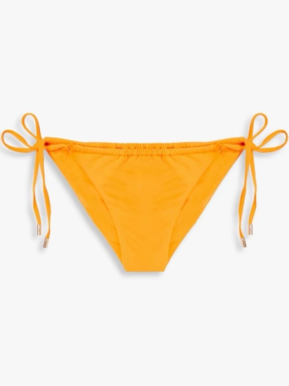 NWT Melissa Odabash ‘Egypt’ Ruched Low-Rise Bikini Briefs in Orange Size 8